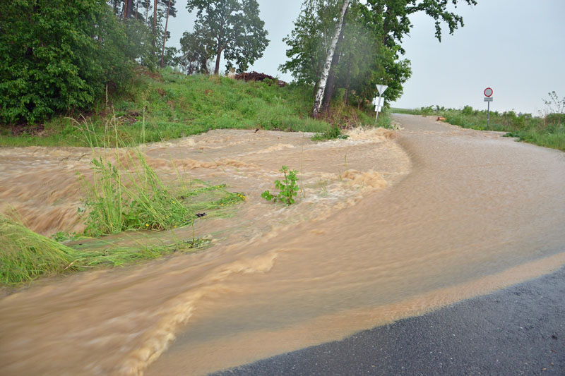 Landesstraße 59 Bereich Holzgraben in Karlstein | © BFK Waidhofen an der Thaya / Stefan Mayer