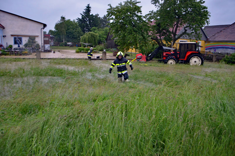 Überflutung in Thuma | © BFK Waidhofen an der Thaya / Stefan Mayer